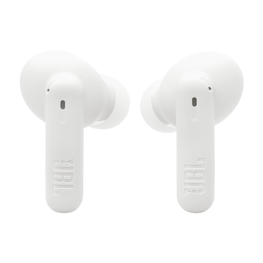 JBL Vibe Beam 2 - White - True Wireless Noise Cancelling Earbuds - Front